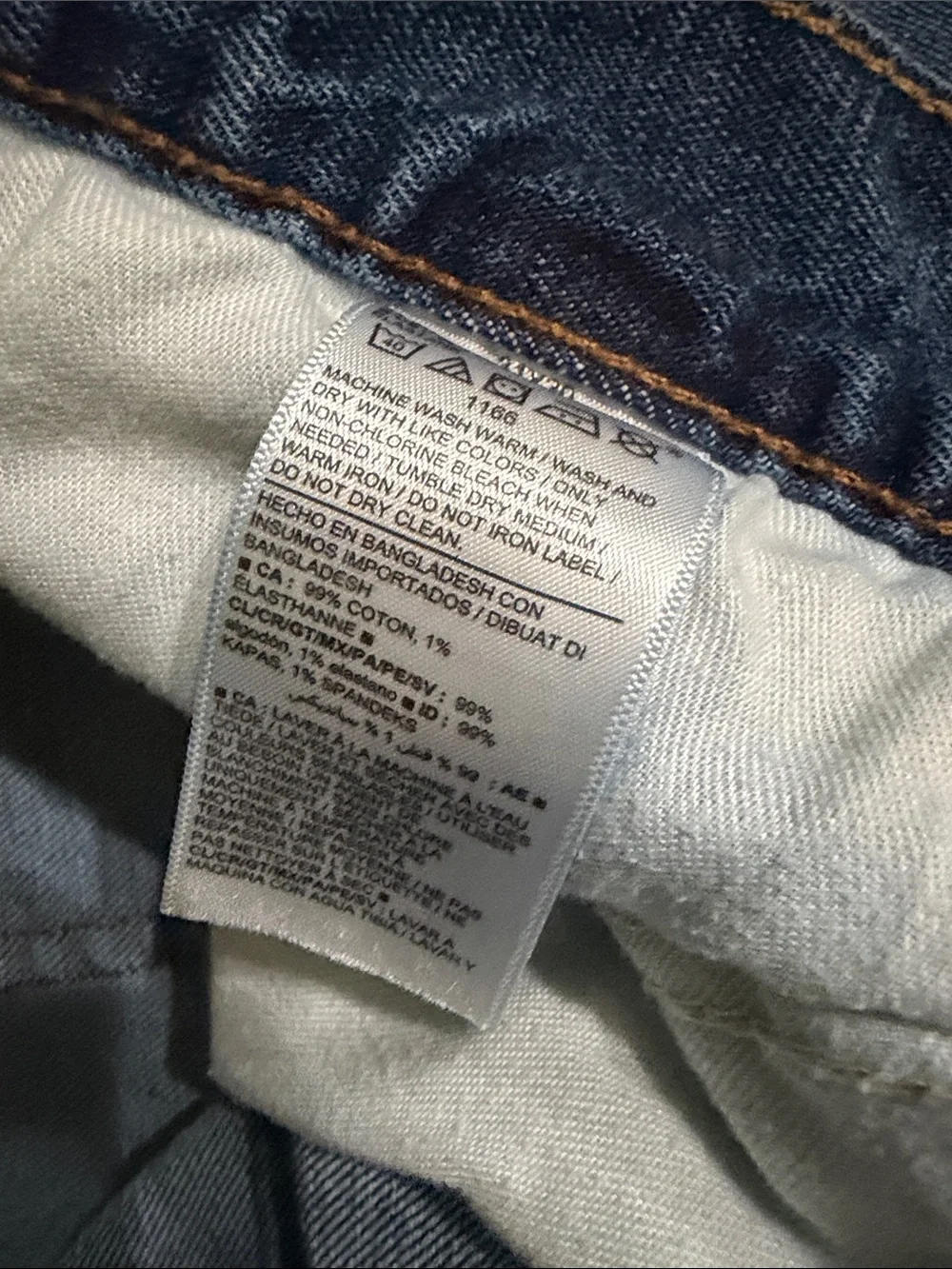 Old Navy Relaxed Fit Men’s Mid-Blue Denim Jeans